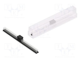 Connector: pin strips; pin header; male; PIN: 66; 2.54mm; SMT; 2x33