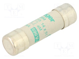 Fuse: fuse; aM; 8A; 690VAC; cylindrical,industrial; 14x51mm