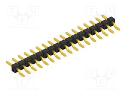 Connector: pin strips; pin header; male; PIN: 17; 2.54mm; SMT; 1x17