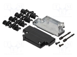 Enclosure: for D-Sub connectors; D-Sub 37pin,D-Sub HD 62pin