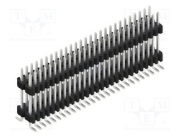 Connector: pin strips; pin header; male; PIN: 54; 1.27mm; SMT; 2x27