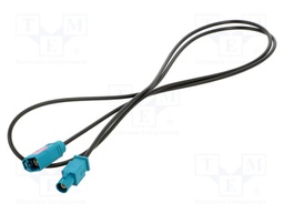 Cable; 1m; Fakra male,Fakra female; Car brand: universal