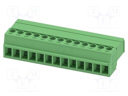 PCB connector, nominal cross section: 1.5 mm?, color: green,