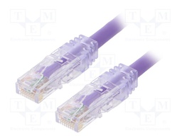 Patch cord; TX6™ PLUS,U/UTP; 6; stranded; Cu; LSZH; violet; Len: 5m