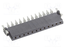 Connector: PCB to PCB; female; PIN: 12; 2.54mm; -55÷125°C; 18A; SMT