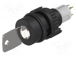 Switch: rotary with key; Stabl.pos: 2; NC + NO; 14; Pos: 2