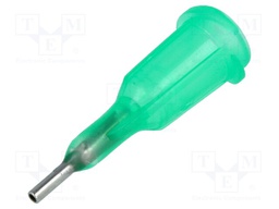 Needle: steel; 0.25"; Size: 18; straight; 0.84mm