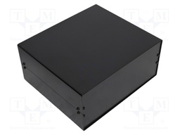 Enclosure: with panel; X: 261mm; Y: 300mm; Z: 134mm; aluminium; black