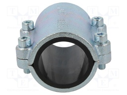 Splice terminal: fixing clamp; two-part; 10bar; cast iron; CLAMPS