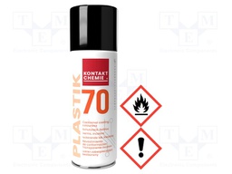 Protective coating; transparent; spray; 400ml; PLASTIK 70