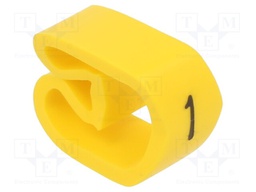 Markers for cables and wires; Label symbol: 1; 8÷16mm; PVC; PA