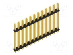 Connector: pin strips; pin header; male; PIN: 66; 2.54mm; THT; 2x33