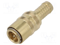 Quick connection coupling; max.15bar; Features: with valve
