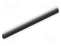 Connector: pin strips; pin header; male; PIN: 76; 2mm; THT; 2x38