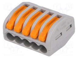 Installation quick splice; 222; spring clamp; 0.08÷2.5mm2; 400V