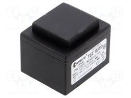 Transformer: encapsulated; 15VA; 230VAC; 12V; 12V; 625mA; 625mA