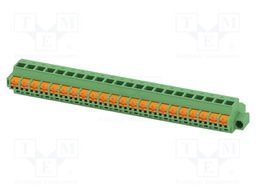 PCB connector, nominal cross section: 2.5 mm2, color: green,