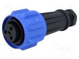 Connector: circular; plug; female; PIN: 3; Buccaneer 900; for cable