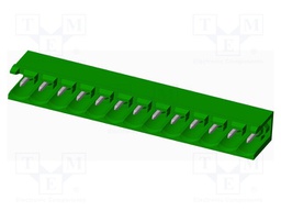 Connector: pluggable terminal block; socket; male; angled 90°