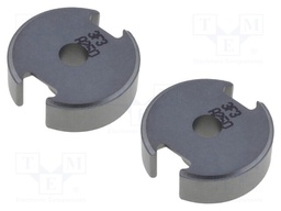 Core: ferrite; P; Mat: 3F3; 250nH; 3.2g; 495mm3; 25.1mm2; A: 9.5mm