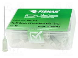 Needle: steel; 1.5"; Size: 28; straight; 0.19mm; Mounting: Luer Lock