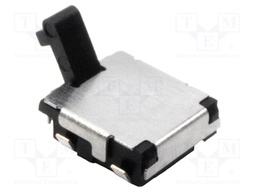 Switch: detecting; Pos: 2; SPST; 0.001A/5VDC; black; Leads: for PCB
