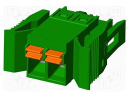 Connector: pluggable terminal block; plug; female; straight; 12A