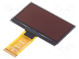 Display: OLED; graphical; 2.4"; 128x64; Dim: 60.5x37x2.15mm; yellow