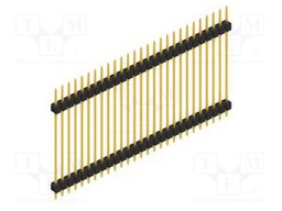 Connector: pin strips; pin header; male; PIN: 27; 2.54mm; THT; 1x27