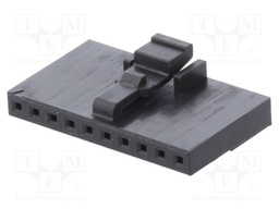 Plug; wire-wire/PCB; female; Milli-Grid; 2mm; PIN: 10; w/o contacts