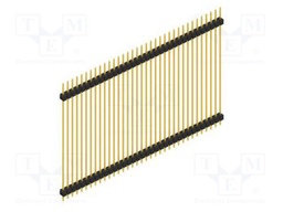 Connector: pin strips; pin header; male; PIN: 35; 2.54mm; THT; 1x35