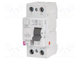 RCD breaker; Inom: 63A; Ires: 30mA; Poles: 2; 230V,240V; IP20; EFI