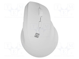 Optical mouse; white; USB A; No.of butt: 6; 10m