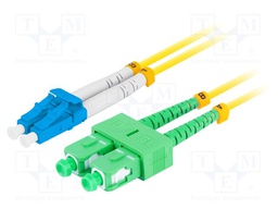 Fiber patch cord; LC/UPC,SC/APC; 1m; Optical fiber: 9/125um; LSZH