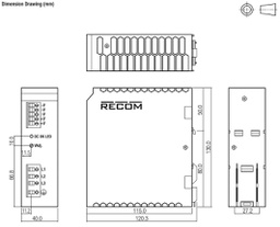 Power supply: switched-mode; 120W; 24VDC; 22.5÷29.5VDC; 5A; 600g