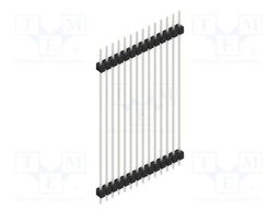 Connector: pin strips; pin header; male; PIN: 14; 2.54mm; THT; 1x14
