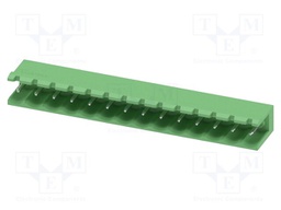 PCB headers, nominal cross section: 2.5 mm?, color: green, n