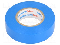 Tape: electrical insulating; W: 19mm; L: 20m; D: 150um; blue; 200%