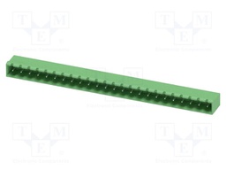 PCB headers, nominal cross section: 2.5 mm?, color: green, n
