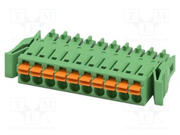 PCB connector, nominal cross section: 1.5 mm?, color: green,