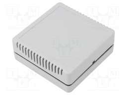 Enclosure: multipurpose; X: 100mm; Y: 100mm; Z: 35mm; vented; ABS