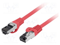 Patch cord; RJ45 plug,both sides; S/FTP; Cat 8.1; stranded; Cu