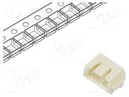 Socket; wire-board; male; XH; 2.5mm; PIN: 3; SMT; 250V; 3A; -25÷85°C