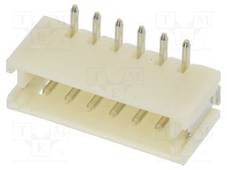 Socket; wire-board; male; ZH; 1.5mm; PIN: 6; pick and place; SMT; 50V