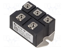 Three-phase bridge rectifier; Urmax: 800V; If: 90A; Ifsm: 750A