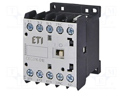 Contactor: 3-pole; NO x3; Auxiliary contacts: NC; 110VAC; 22A; CEC
