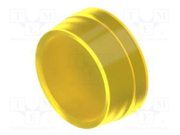 Actuator lens; OptoHiT; yellow; plastic; Ø29mm