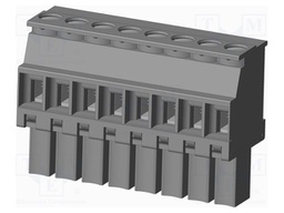 Connector: pluggable terminal block; plug; female; angled 90°