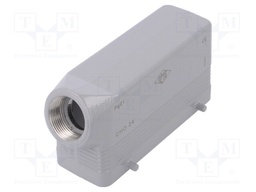 Enclosure: for HDC connectors; C-TYPE; size 104.27; IP66; PG21