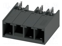 PCB headers, nominal cross section: 6 mm?, color: black, nom